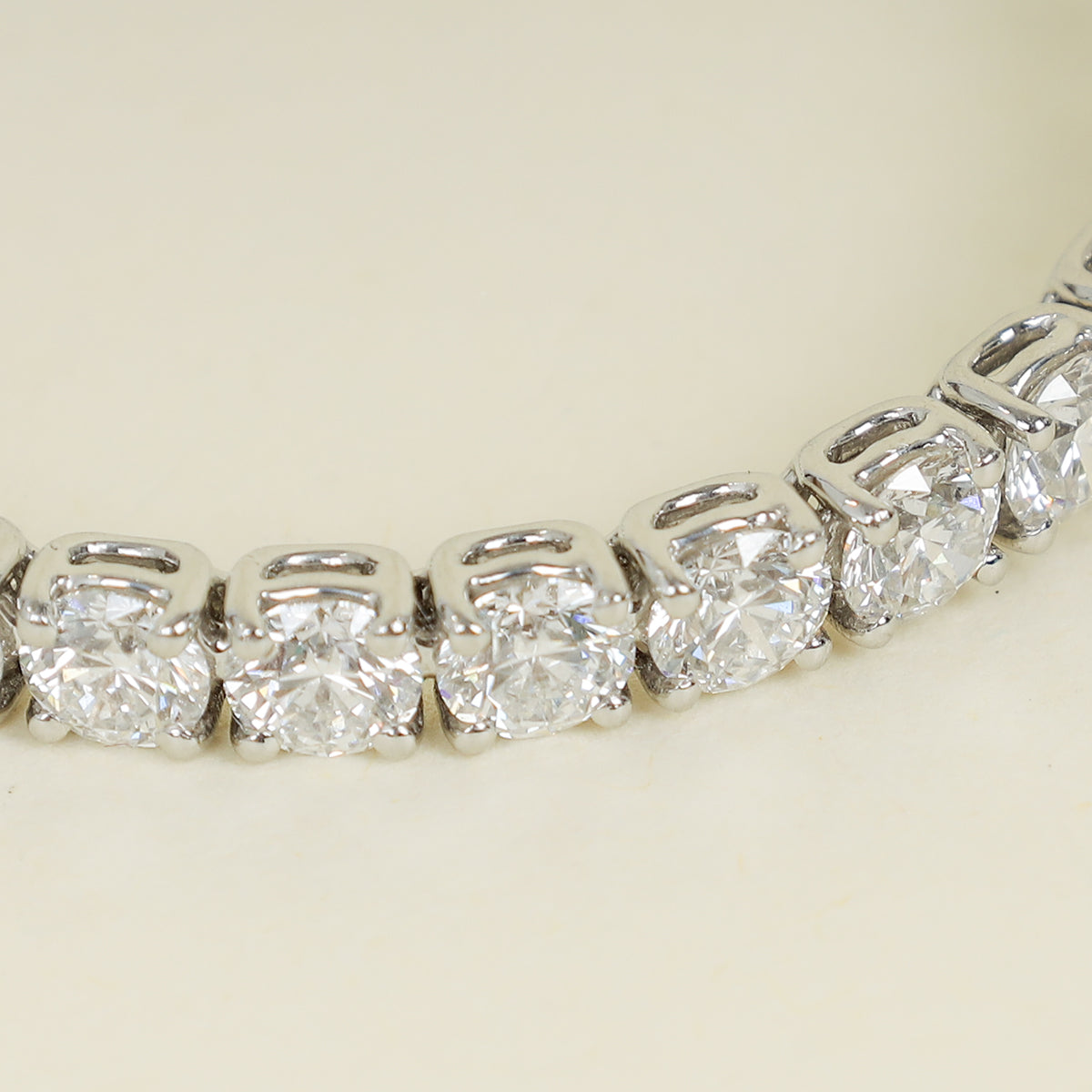 Tiffany & Co. Platinum Diamond Hoop Earrings