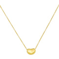 Tiffany & Co 18K Yellow Gold Elsa Peretti Bean Pendant Necklace