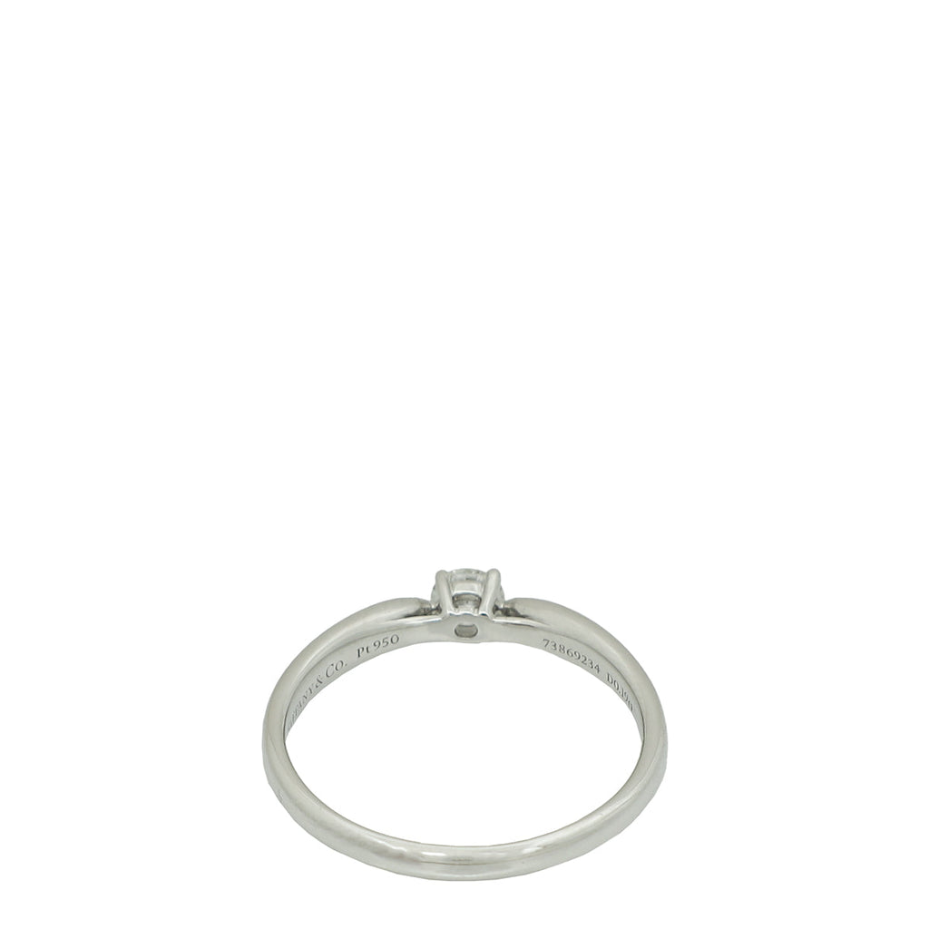 Tiffany & Co. Platinum Diamonds Harmony Engagement Ring 53