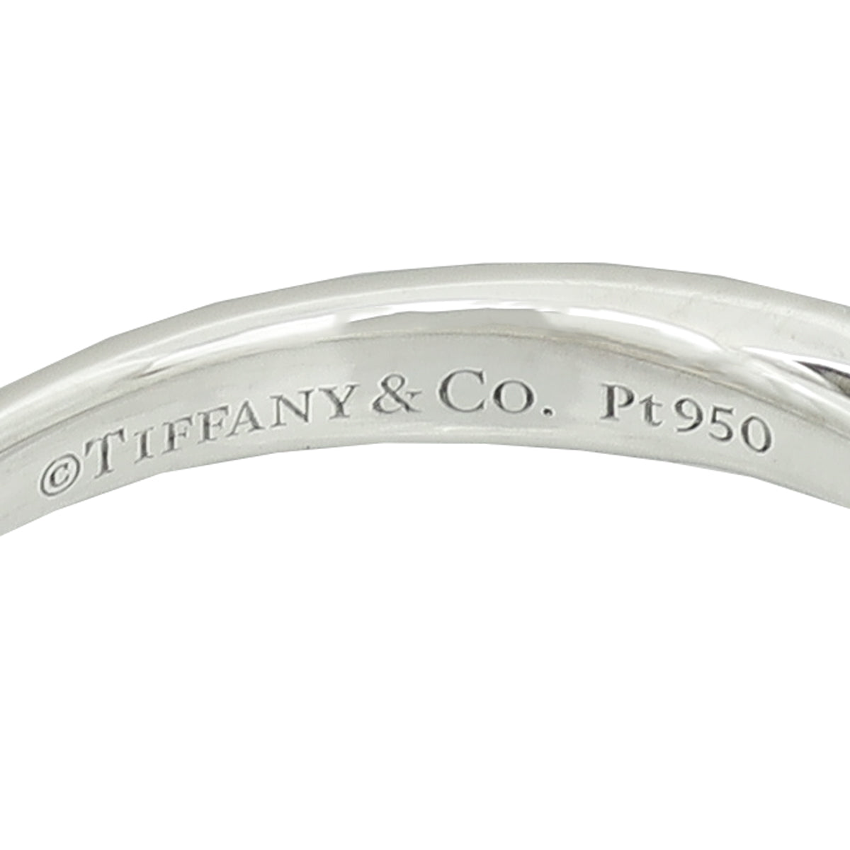 Tiffany & Co. Platinum Diamonds Harmony Engagement Ring 53