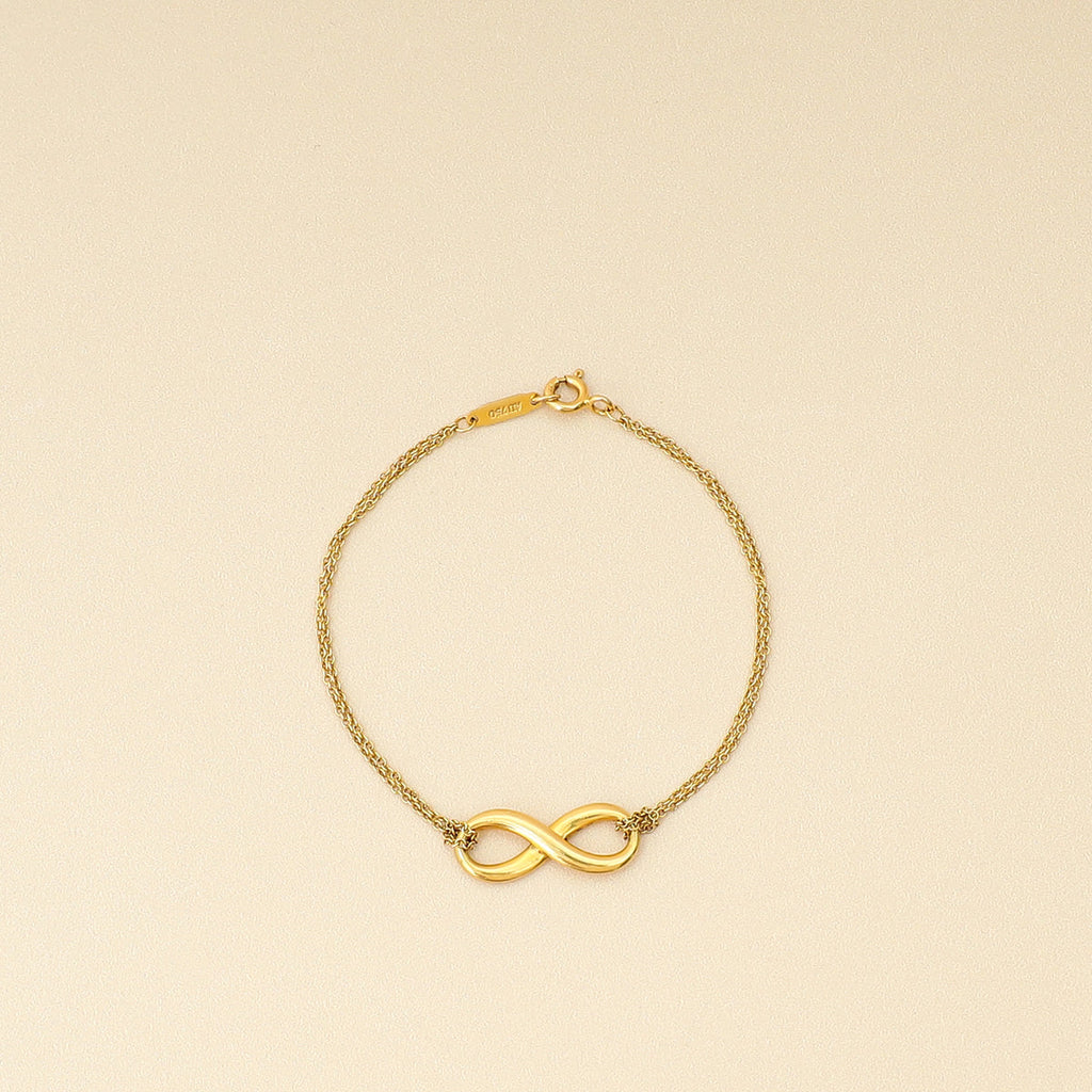Tiffany & Co. 18K Yellow Gold Infinity Bracelet