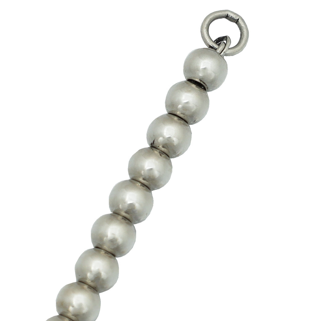 Tiffany & Co Blue Heart Tag Bead Bracelet