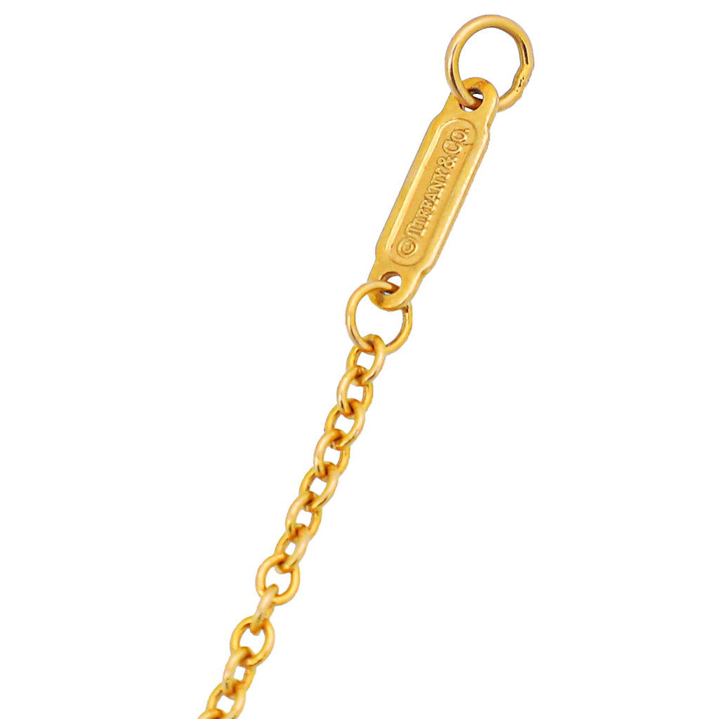 Tiffany & Co 18K Rose Gold Diamond Atlas Pierced Bar Bracelet