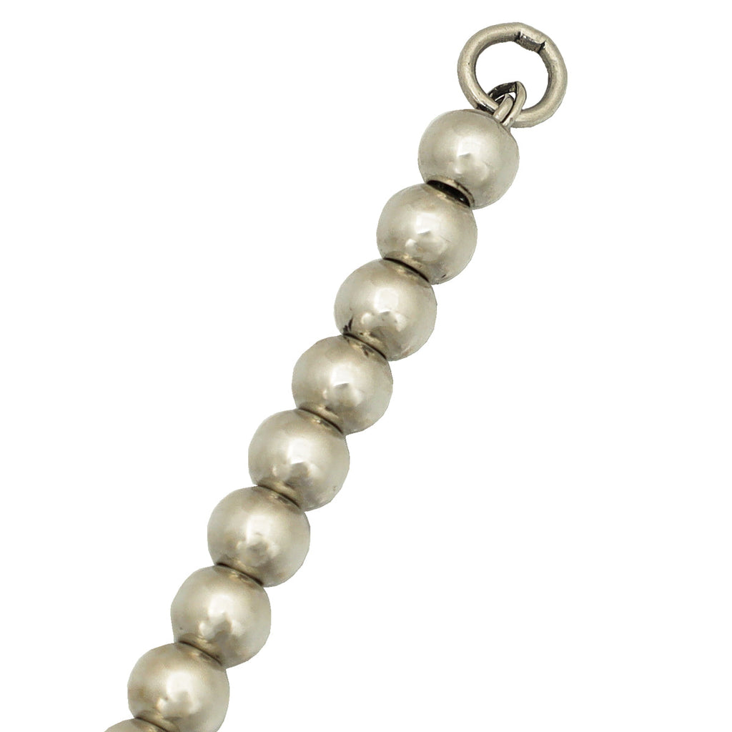 Tiffany & Co Blue Heart Tag Bead Bracelet