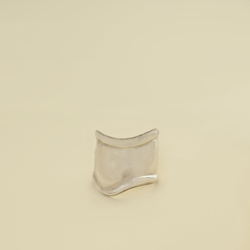 Tiffany & Co. Silver Elsa Peretti Bone Cuff Small Model Right Hand