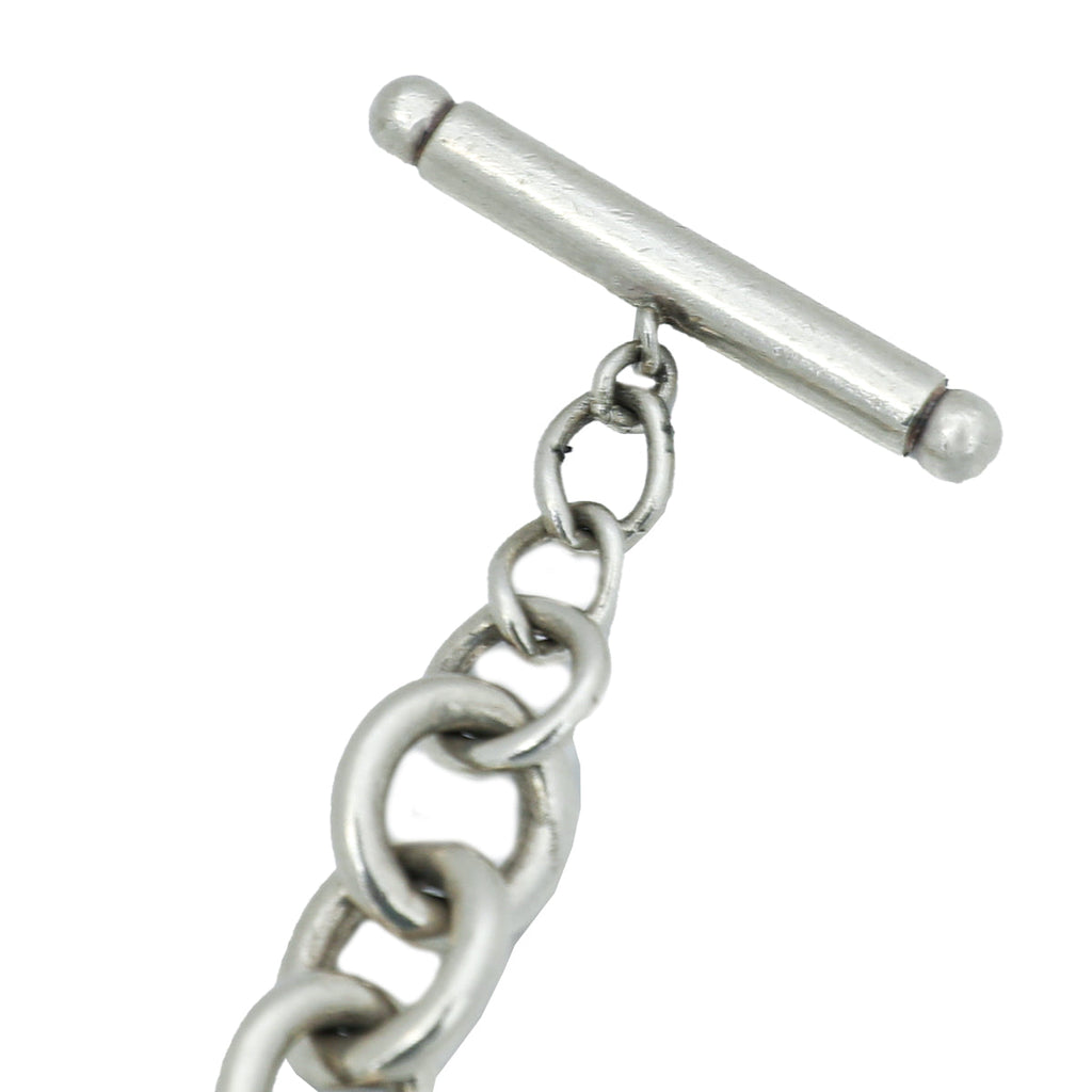Tiffany & Co Silver Heart Tag Toggle Bracelet