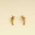 Tiffany & Co. 18K Pink Gold Paloma Picasso Graffiti X Climber Earrings