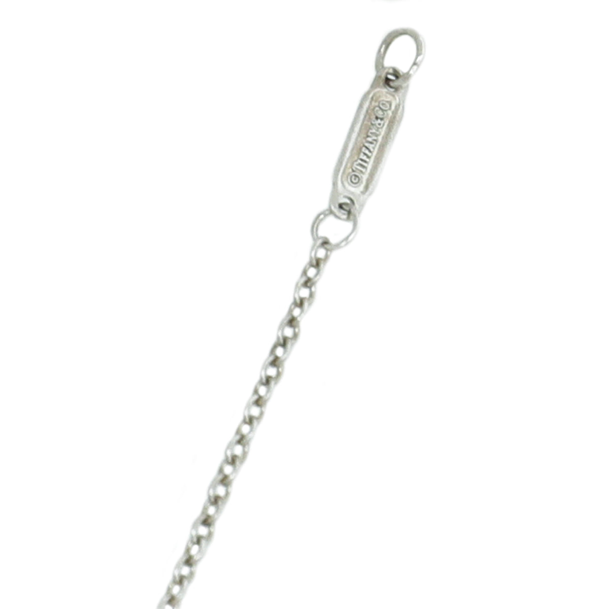 Tiffany & Co Sterling Silver Rubedo 1837 Interlocking Circles 2012 Large Necklace