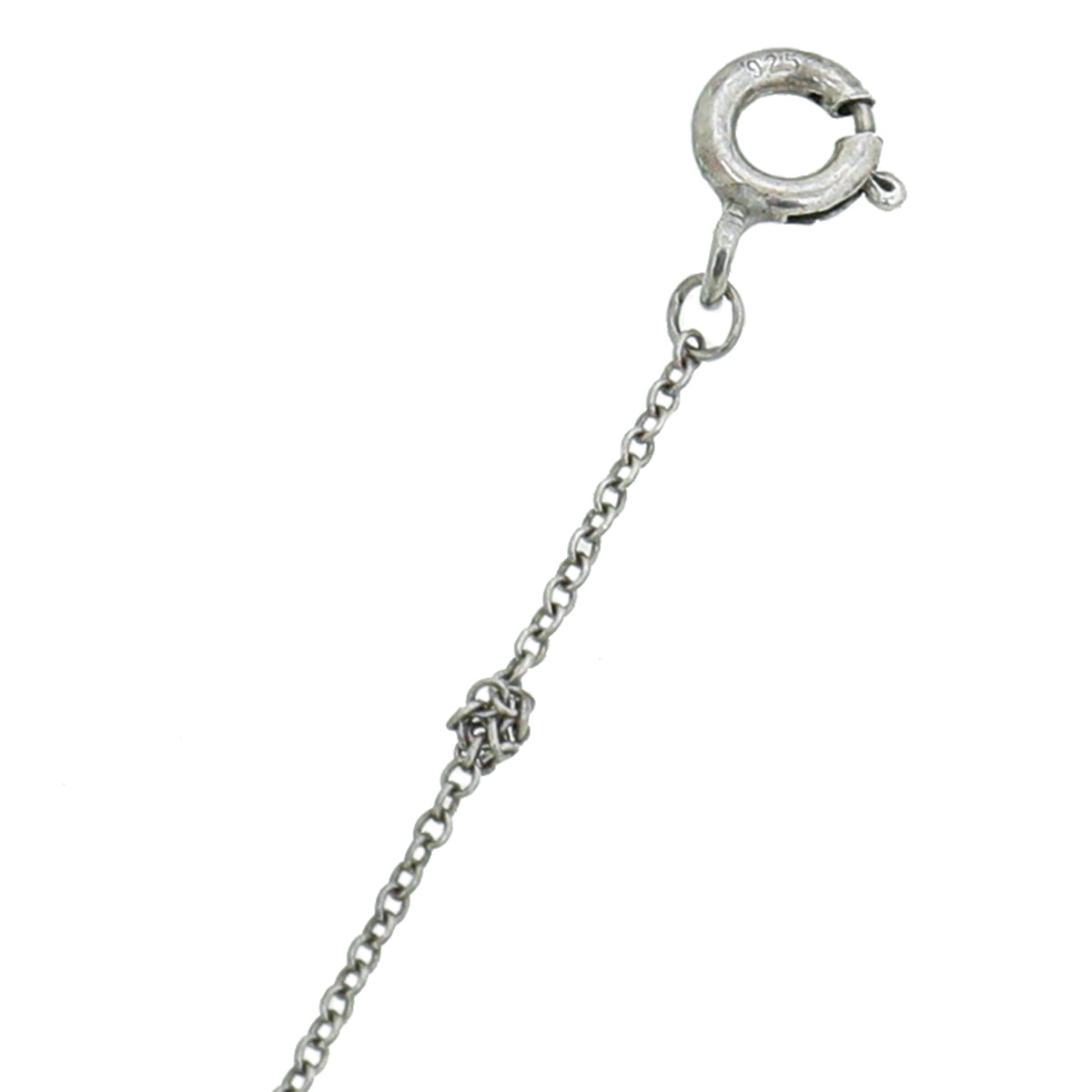 Tiffany & Co Sterling Silver Double Mini Heart Tag Necklace