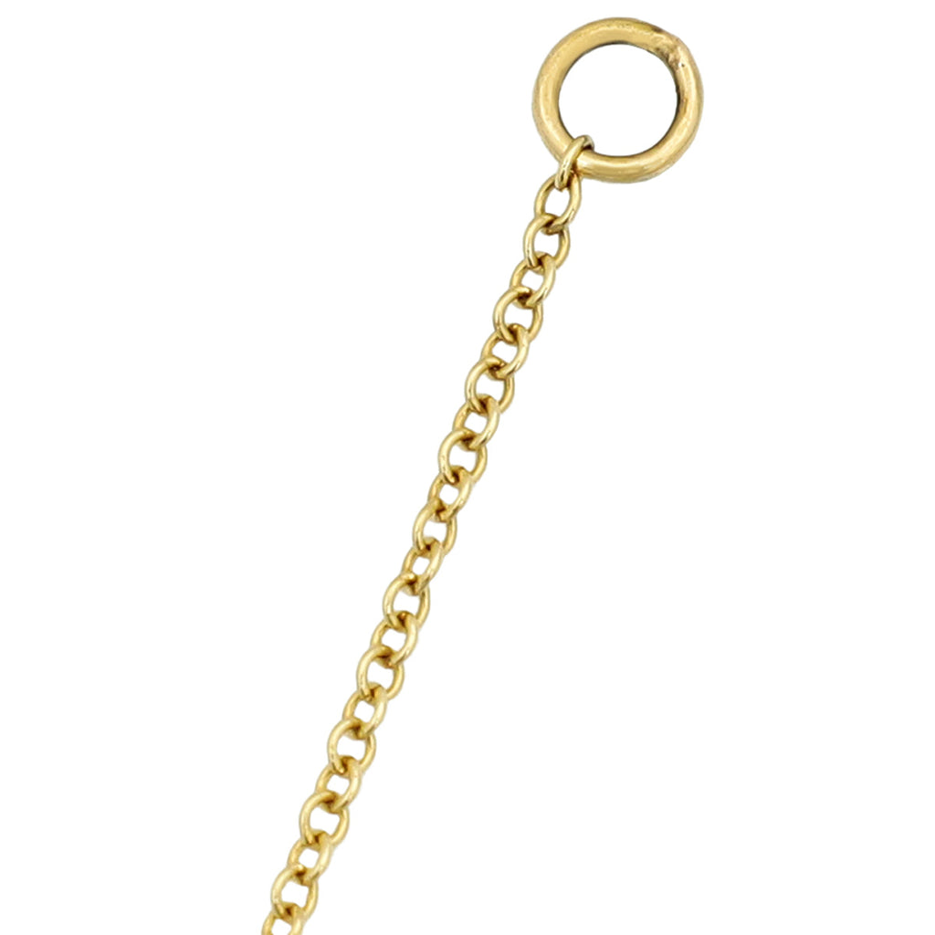 Tiffany & Co. 18K Yellow Gold T Smile Large Model Pendant Necklace