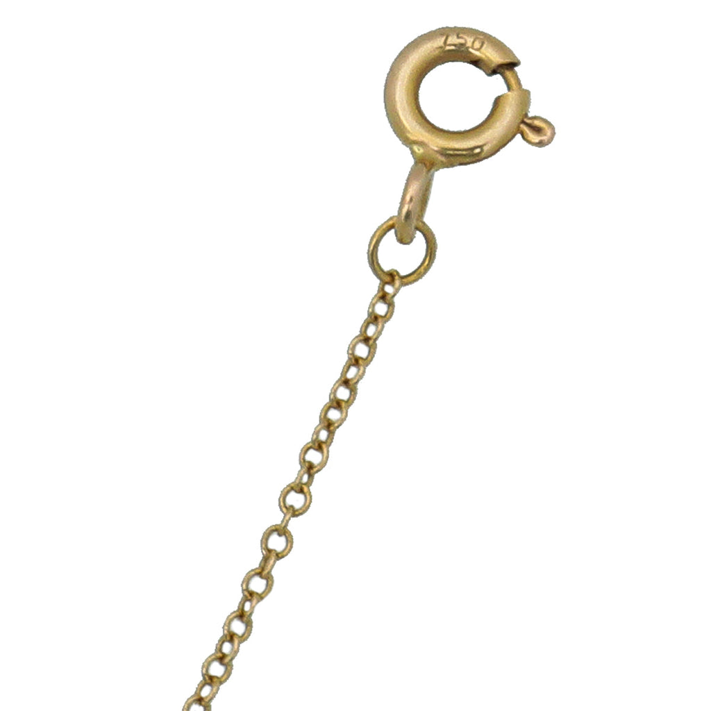 Tiffany & Co 18K Pink Gold Heart Tag Pendant Necklace