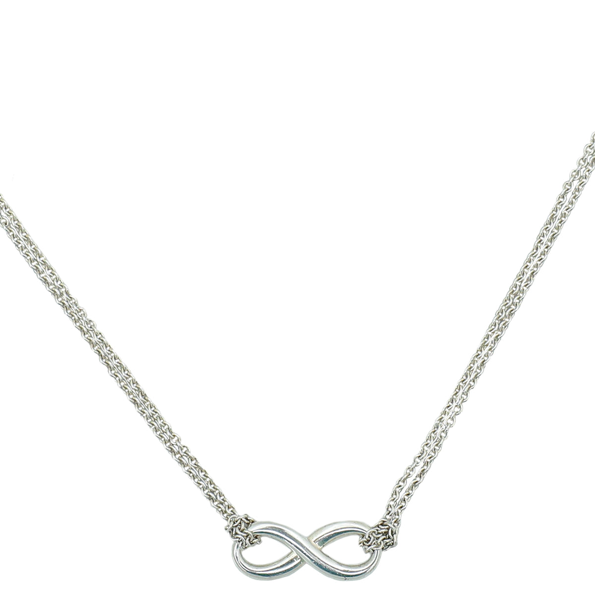 Tiffany & Co Silver Infinity Pendant Necklace