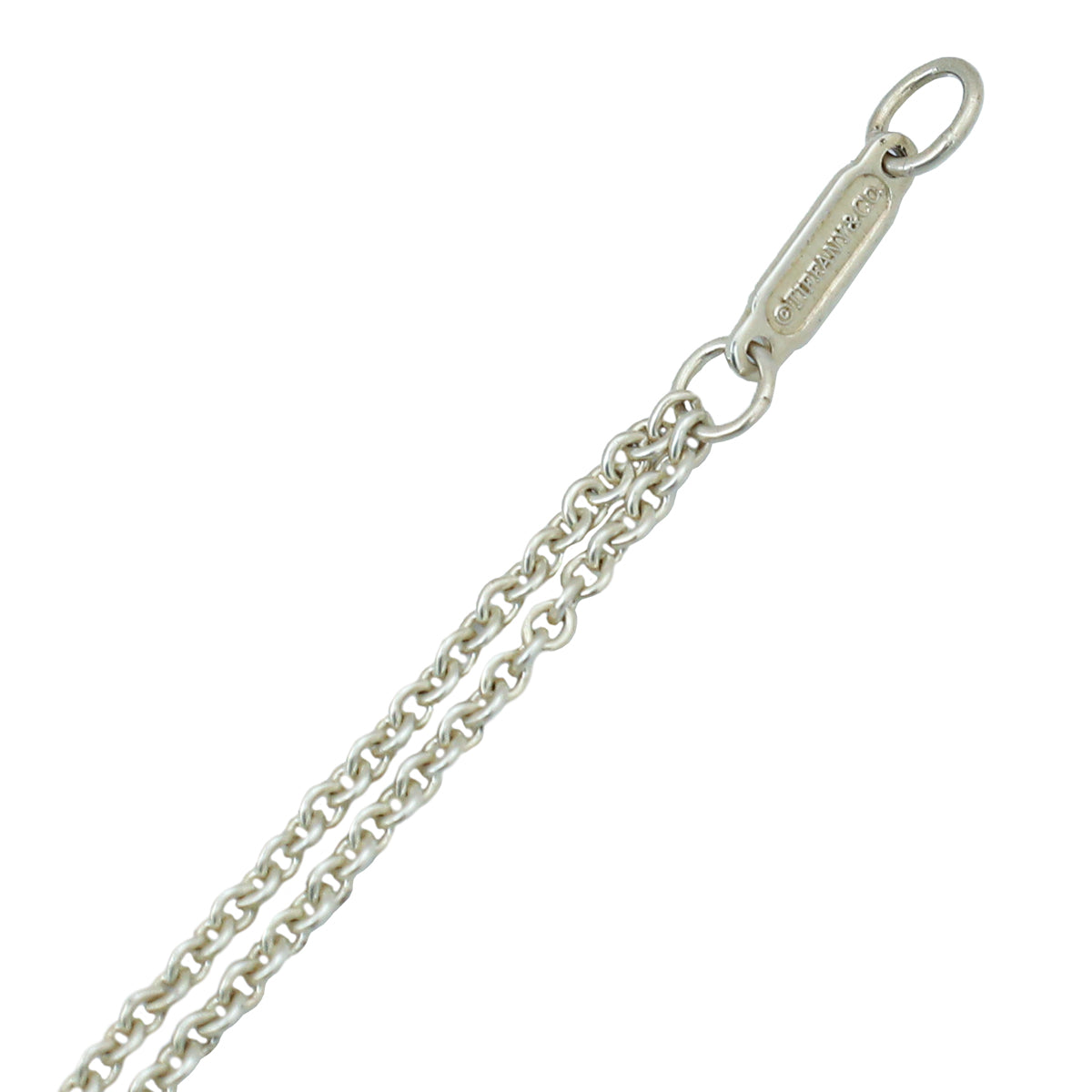 Tiffany & Co Silver Infinity Pendant Necklace