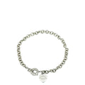 Tiffany & Co Silver Heart Tag Toggle Necklace