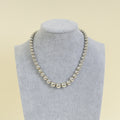 Tiffany & Co. Silver Hardwear Graduated Ball 6-11 mm Necklace
