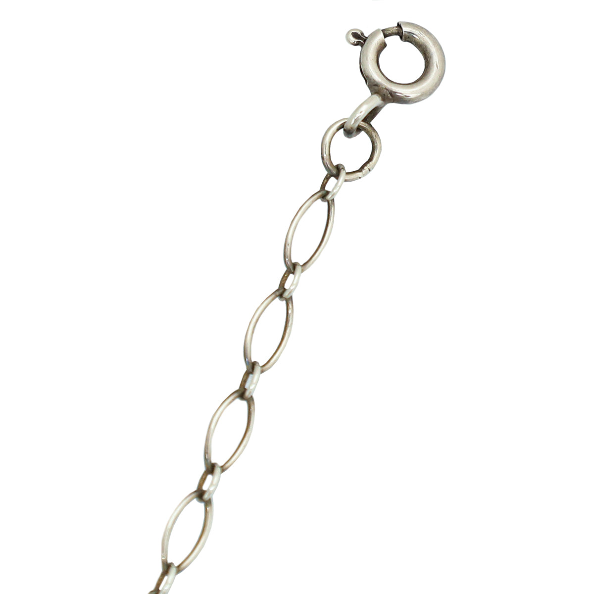 Tiffany & Co Sterling Silver Knot Key Pendant Necklace