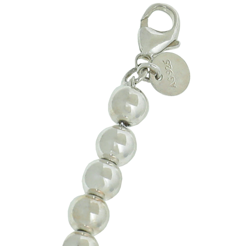 Tiffany & Co Silver Hardwear Graduated Ball Necklace