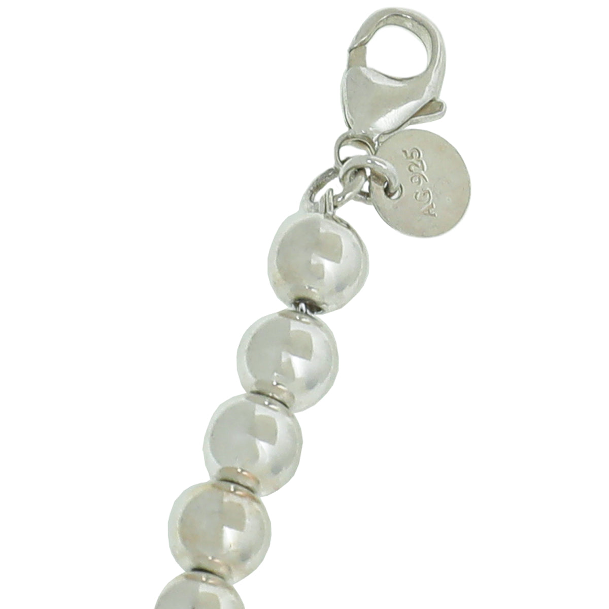 Tiffany & Co Silver Hardwear Graduated Ball Necklace