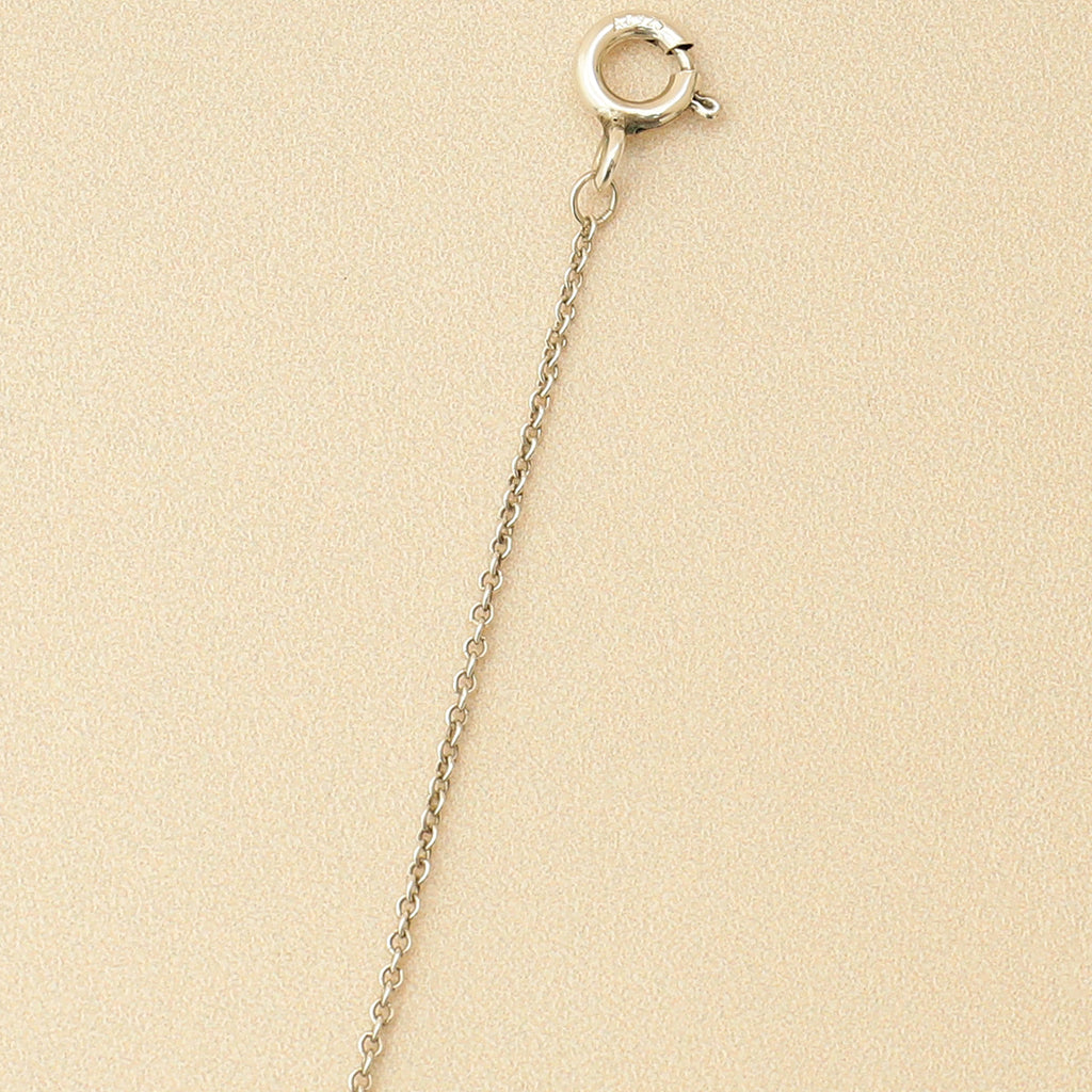 Tiffany & Co. Blue Mini Double Heart Tag Pendant Necklace