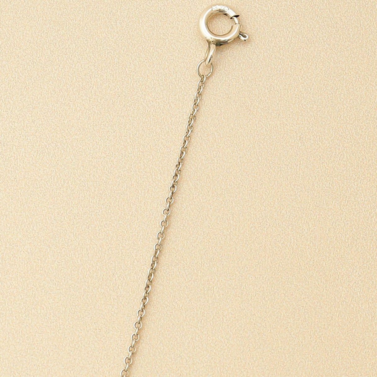 Tiffany & Co. Blue Mini Double Heart Tag Pendant Necklace