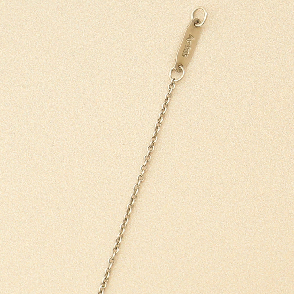 Tiffany & Co. Blue Mini Double Heart Tag Pendant Necklace