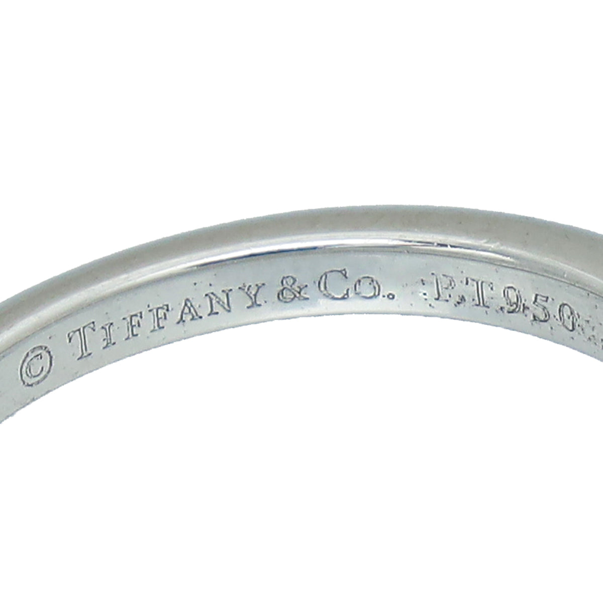 Tiffany & Co Platinum Princess Cut Diamond Engagement Ring 49