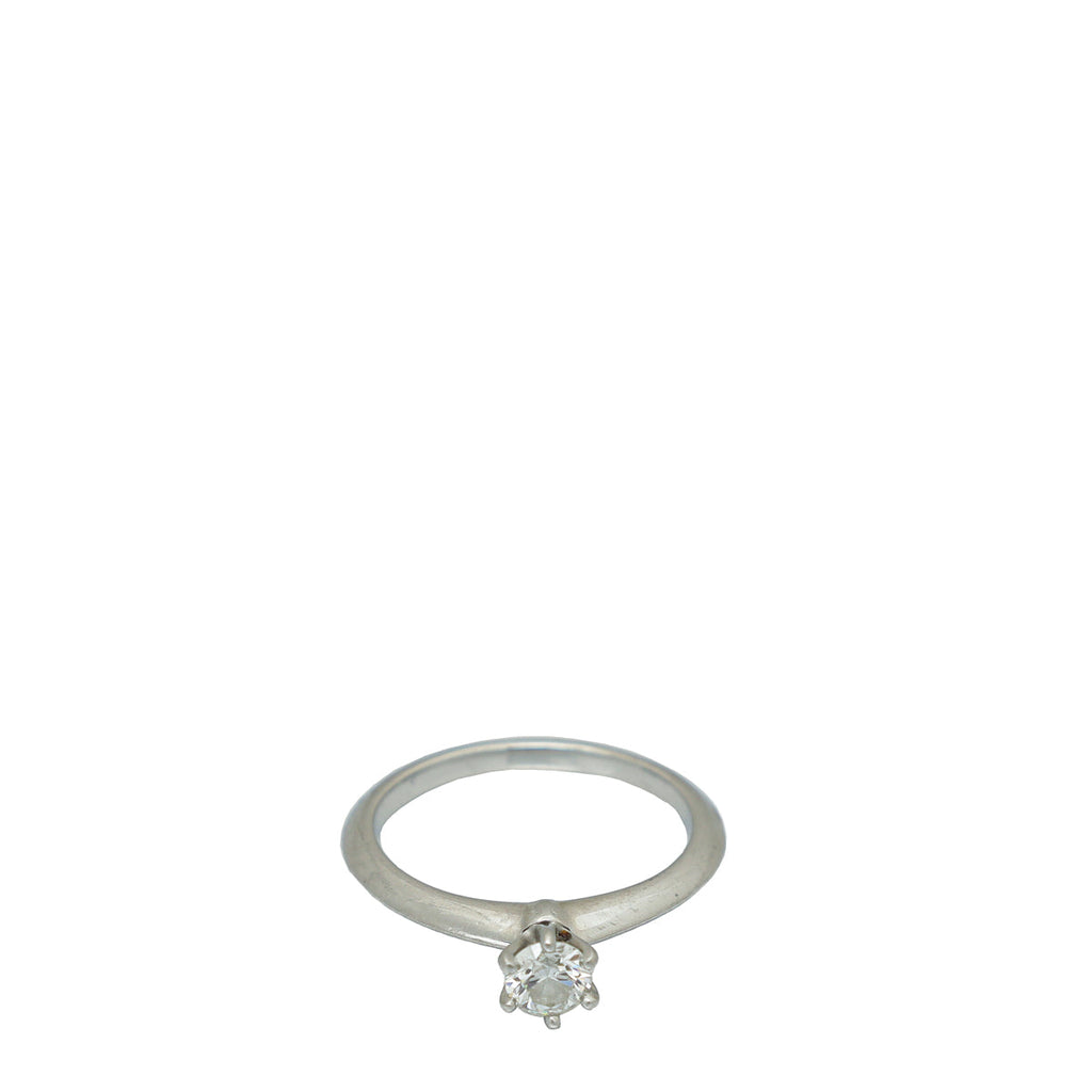 Tiffany & Co Platinum Diamond The Tiffany Engagement Ring 52