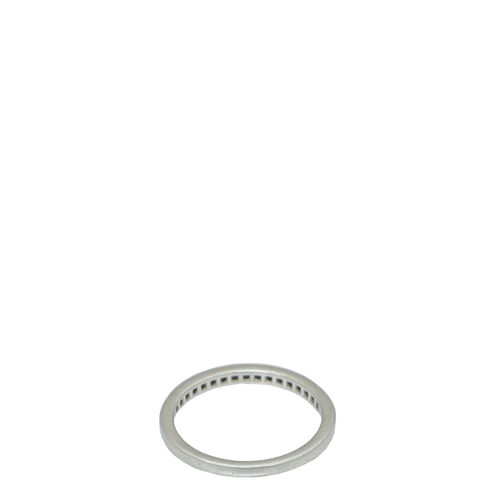 Tiffany & Co Platinum Diamond Soleste Half Eternity Ring 52