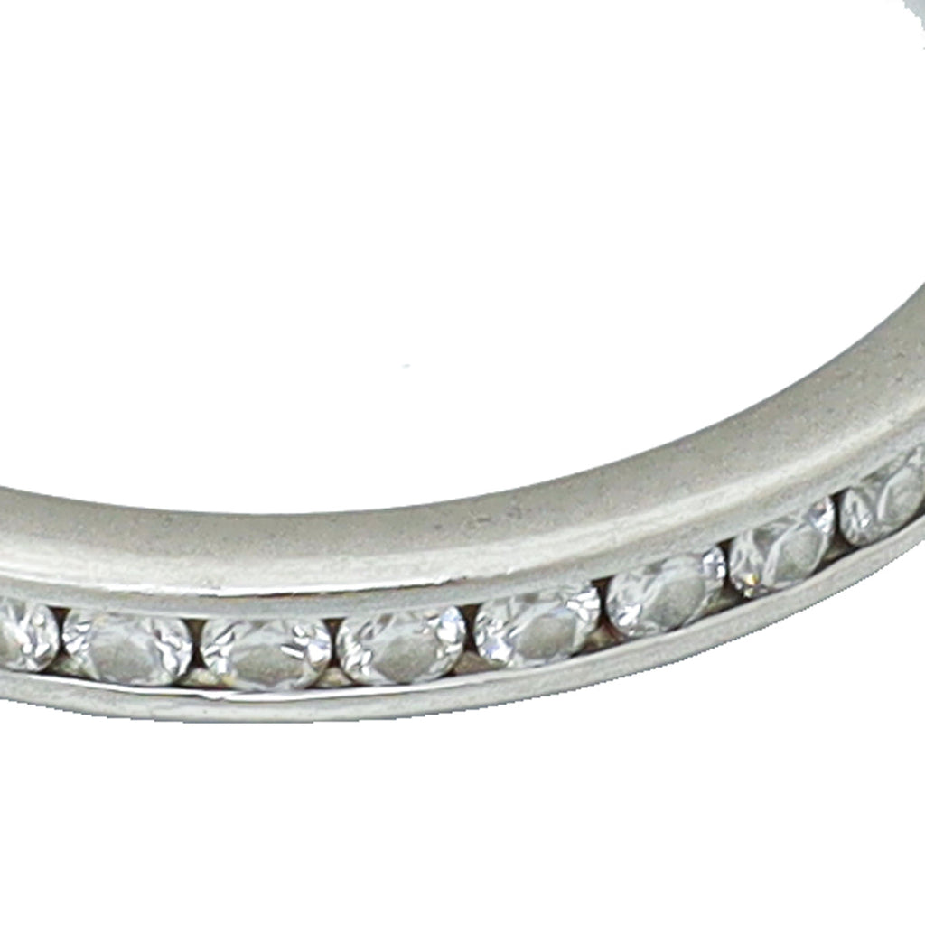 Tiffany & Co Platinum Diamond Soleste Half Eternity Ring 52
