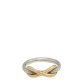 Tiffany & Co 18K Rose Gold Sterling Silver Infinity Ring 49