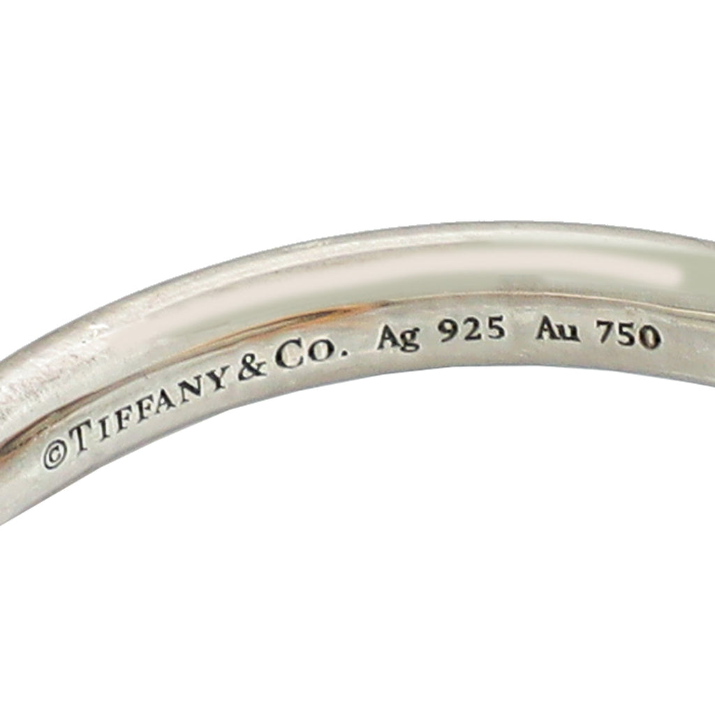 Tiffany & Co 18K Rose Gold Sterling Silver Infinity Ring 49