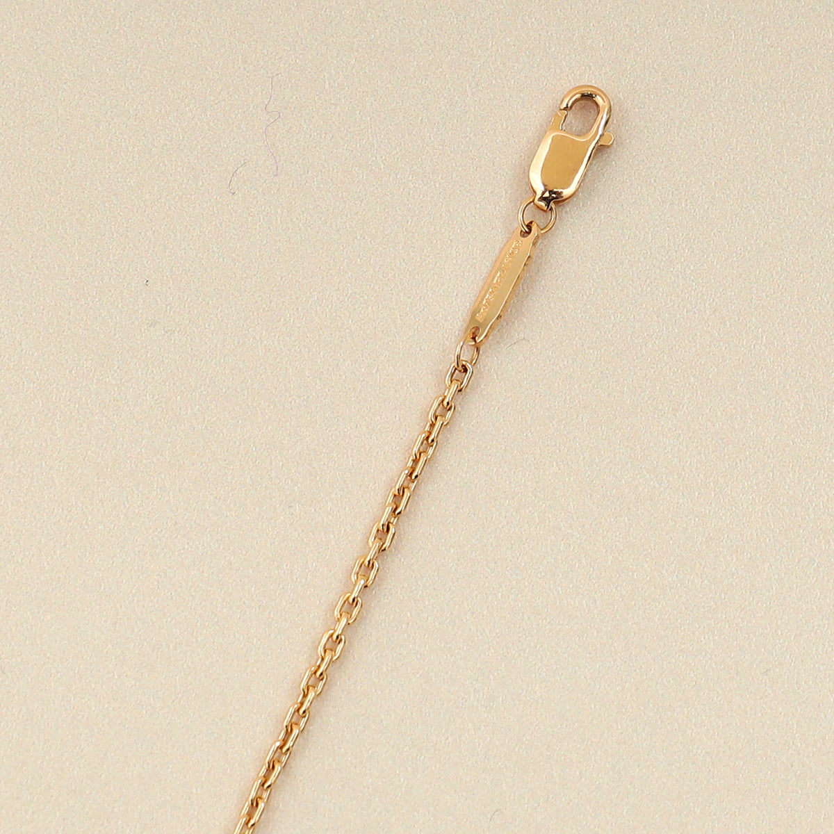 Tiffany & Co. 18K Rose Gold Tiffany Lock Diamond Small Pendant Necklace