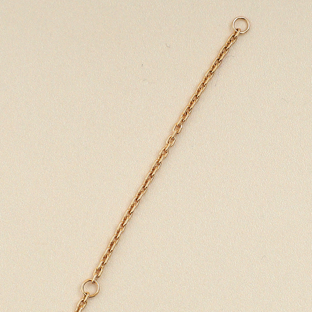 Tiffany & Co. 18K Rose Gold Tiffany Lock Diamond Small Pendant Necklace