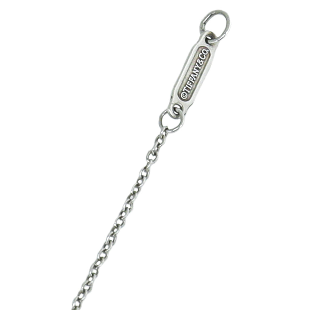 Tiffany & Co. Sterling Silver Double Mini Heart Tag Necklace