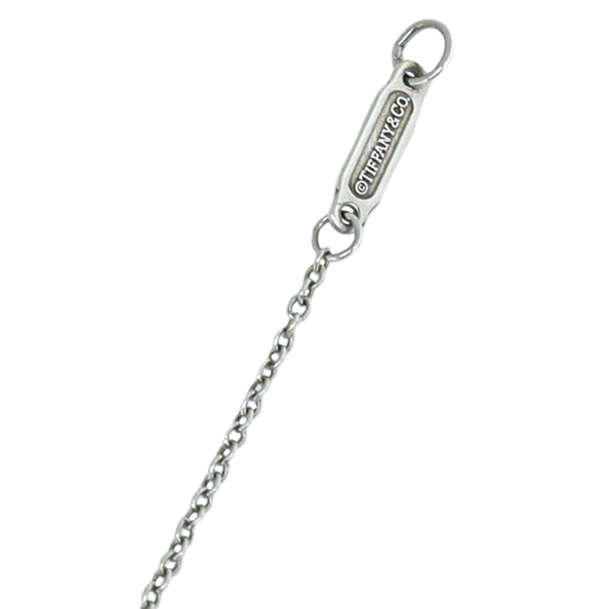 Tiffany & Co. Sterling Silver Double Mini Heart Tag Necklace