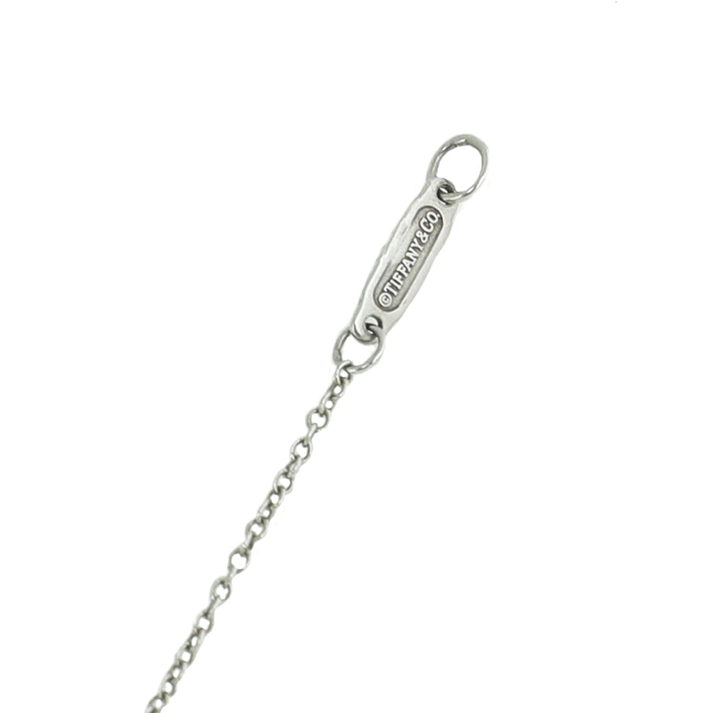 Tiffany & Co Silver Heart Tag Pendant Necklace