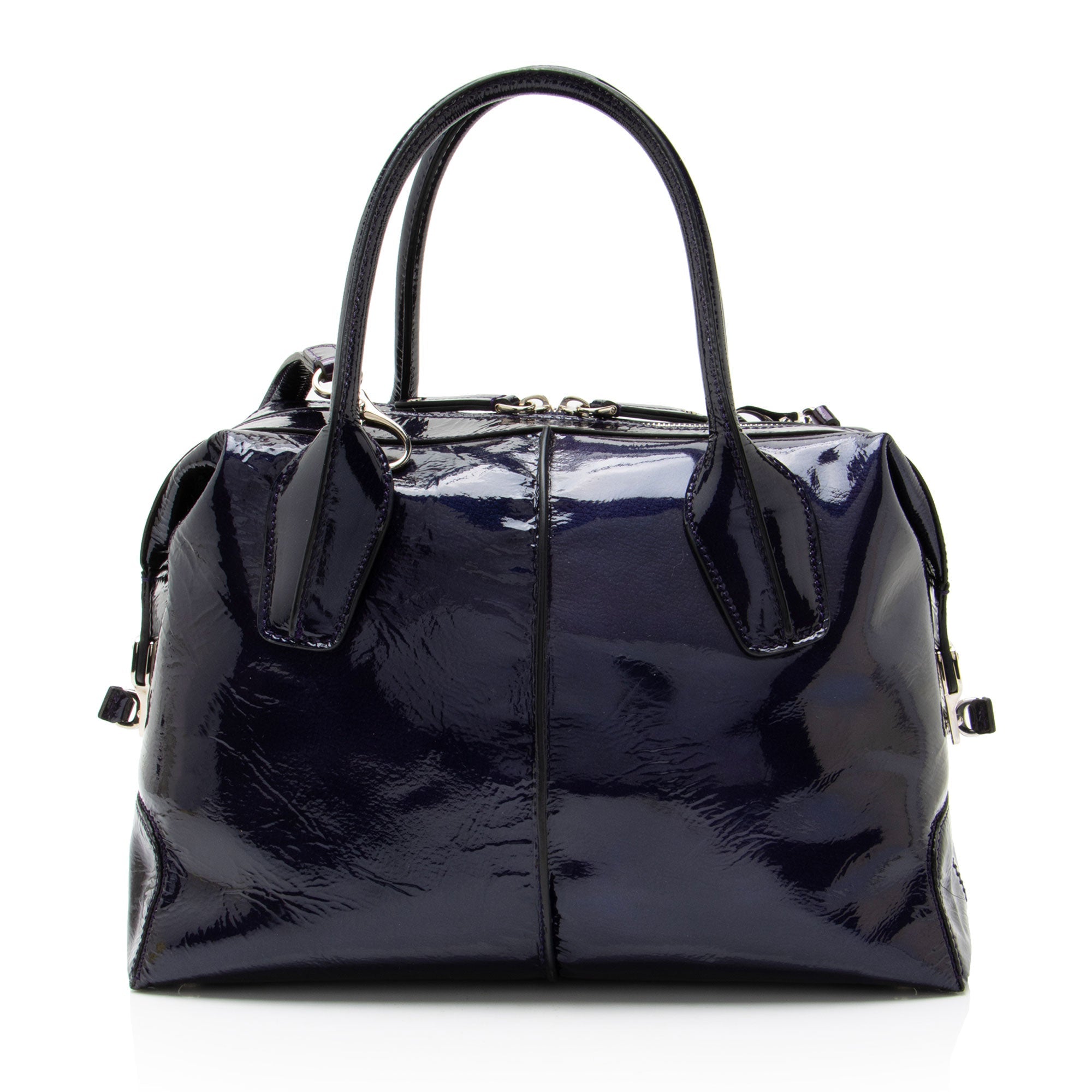 Tod's Patent Leather D-Styling Bauletto Small Satchel