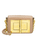 Tom Ford Nude Python Chain Natalia Small Bag