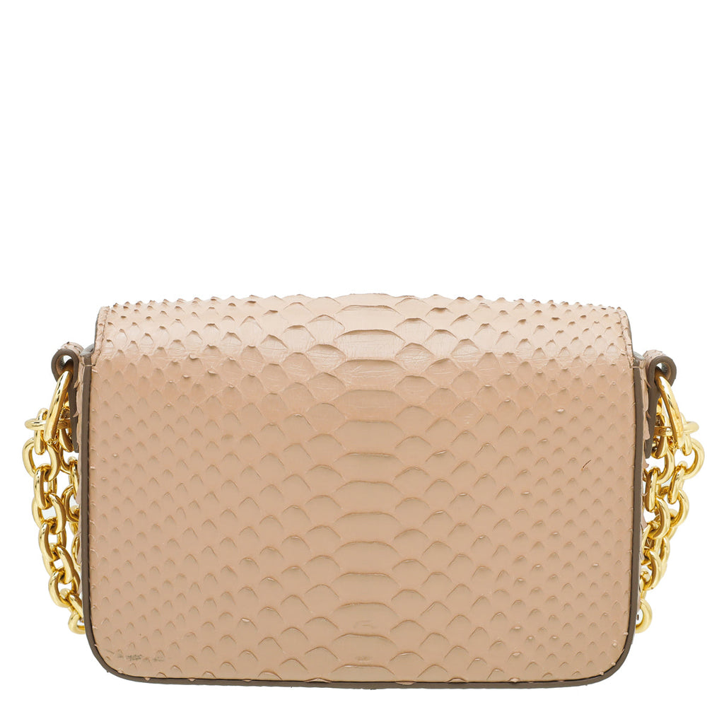 Tom Ford Nude Python Chain Natalia Small Bag