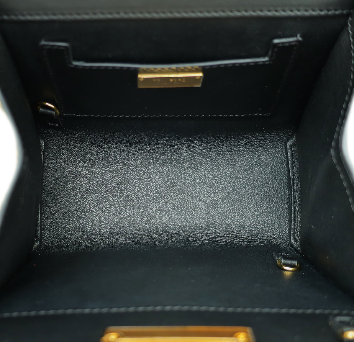 Tom Ford Metallic Gold Lizard Embossed Cosmo T Lock Small Shoulder Bag