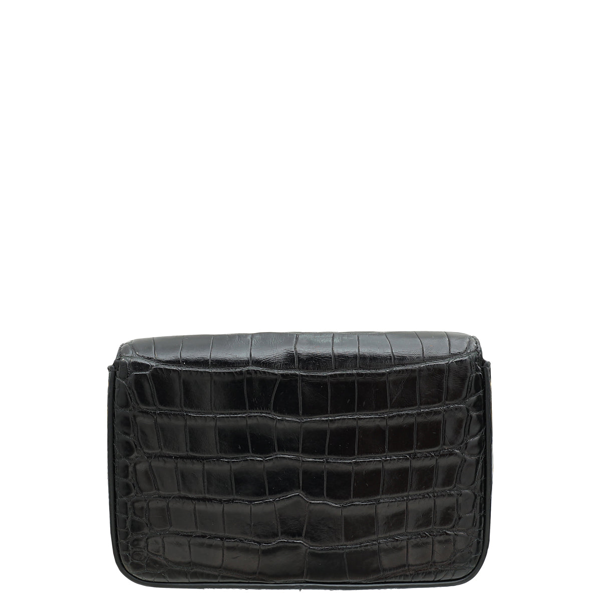 Tom Ford Black Alligator Chain Natalia Shoulder Bag