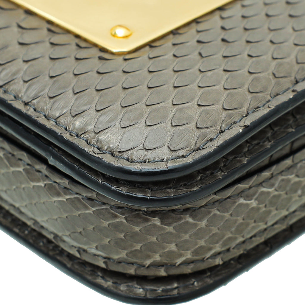 Tom Ford Grey Python Natalia Medium Bag
