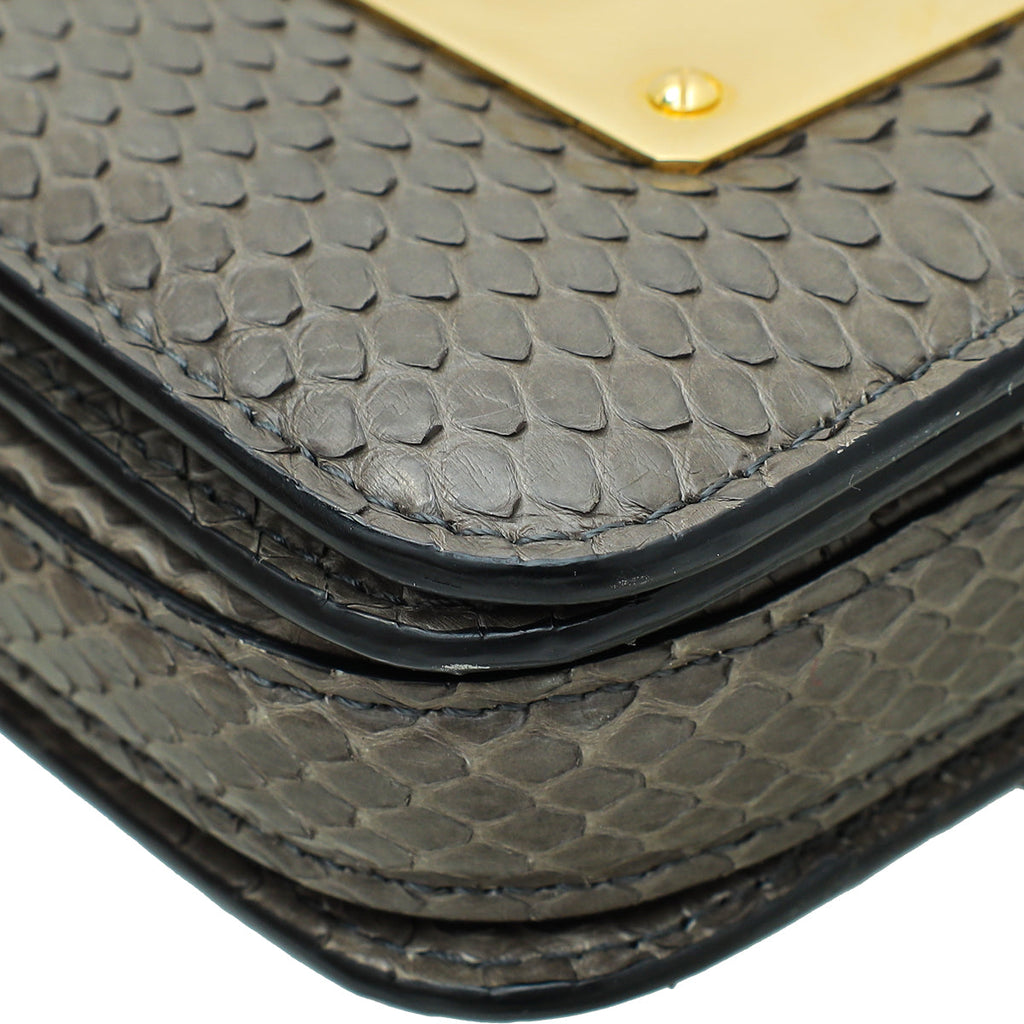 Tom Ford Grey Python Natalia Medium Bag
