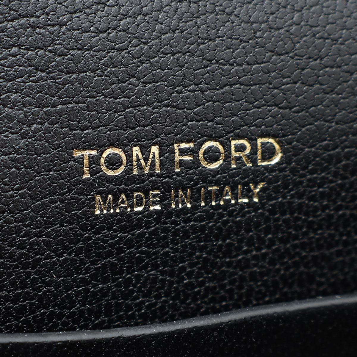 Tom Ford Black T Clasp Small Chain Shoulder Bag