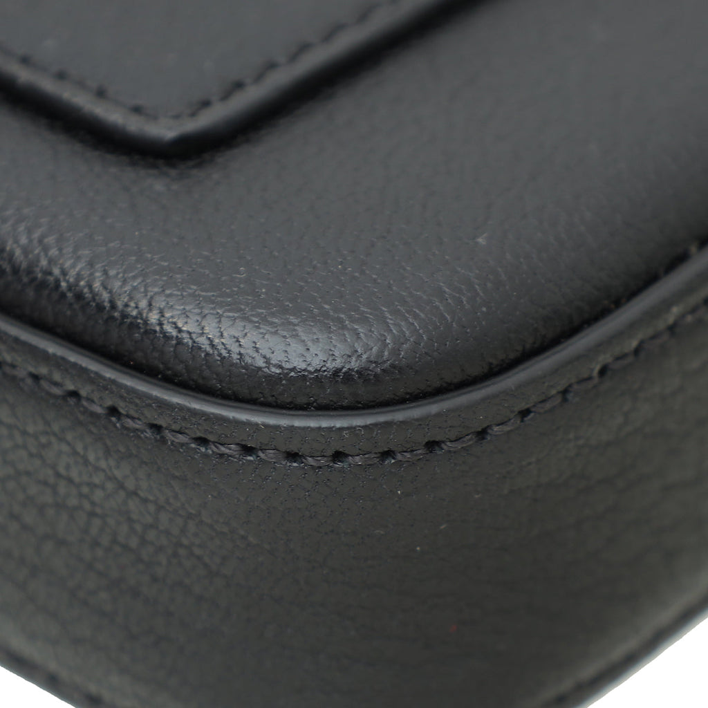 Tom Ford Black T Clasp Small Chain Shoulder Bag