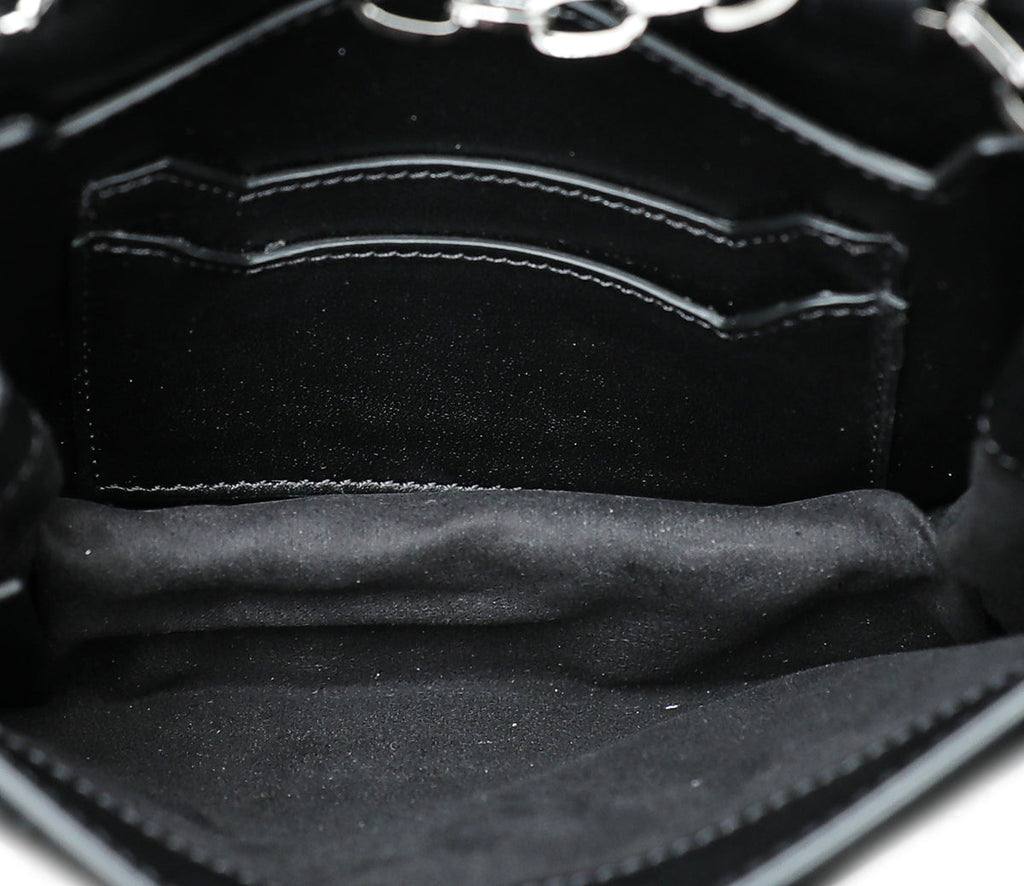 Tom Ford Black TF Crystal Velvet Chain Crossbody Bag