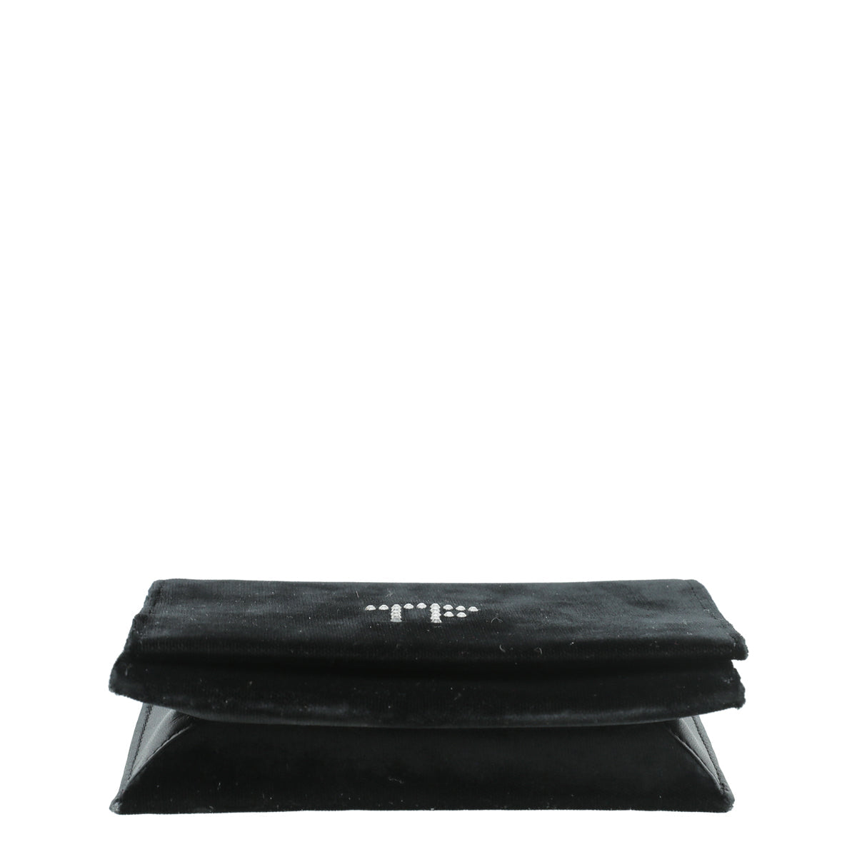 Tom Ford Black TF Crystal Velvet Chain Crossbody Bag