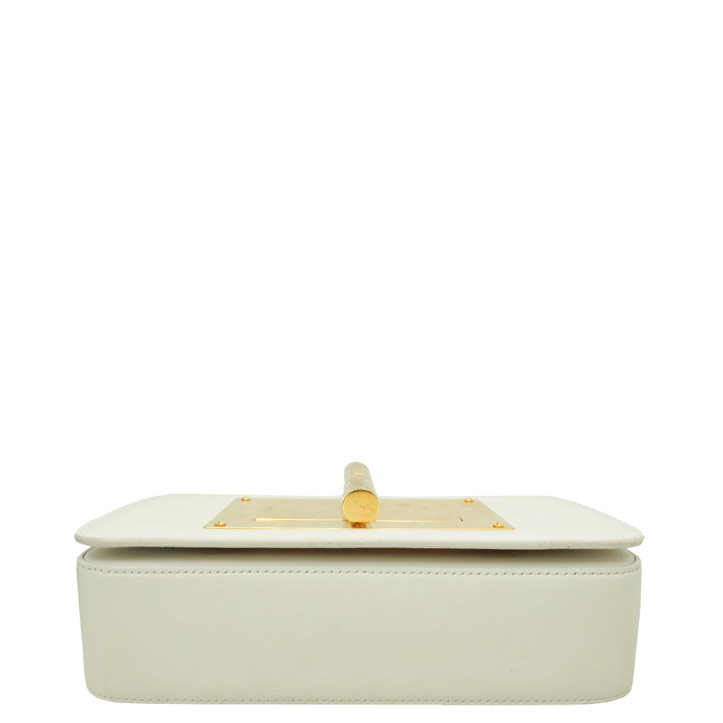 Tom Ford White Natalia Medium Flap Shoulder Bag