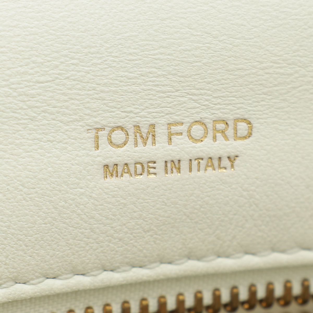 Tom Ford White Natalia Medium Flap Shoulder Bag
