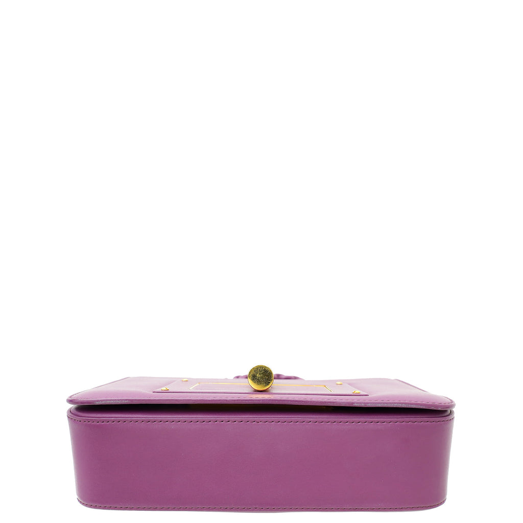 Tom Ford Purple Natalia Medium Shoulder Bag